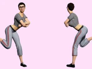 Mia khalifa- D&uuml;ş&uuml;k Poli 3D Model