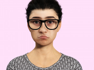 Mia khalifa- Low-poly 3D Model