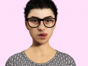 Mia khalifa- Low-poly 3D Model