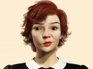 The Queen Gambit - Anya Taylor 3D Model