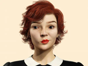 The Queen Gambit - Anya Taylor 3D Model