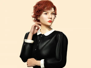 The Queen Gambit - Anya Taylor 3D Model