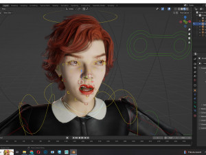 The Queen Gambit - Anya Taylor 3D Model