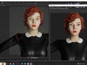 The Queen Gambit - Anya Taylor 3D Model