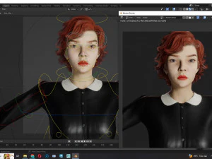 The Queen Gambit - Anya Taylor 3D Model