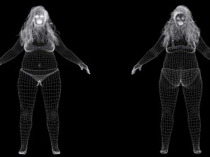 Camilia-Realistic Fat Women 3D Model