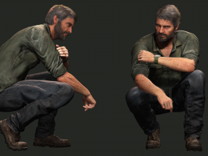 Pedro Pascal Joel Miller The Last Of Us Full Rigged 3D मॉडल