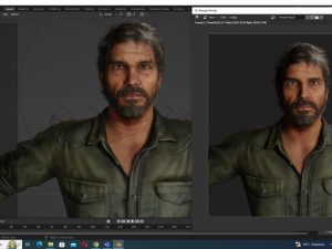 Pedro Pascal Joel Miller The Last Of Us Full Rigged 3D मॉडल