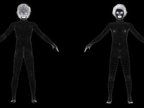 Leo - Realistic Child Boy with Beautiful Smile Model 3D