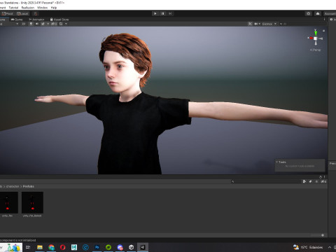 Leo - Realistic Child Boy with Beautiful Smile Model 3D