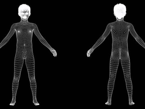 HENRY-Playful Kid Realistic Child Boy 3D-Modell