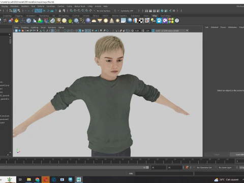 HENRY-장난꾸러기 아이 현실적인 아이 소년 3D 모델