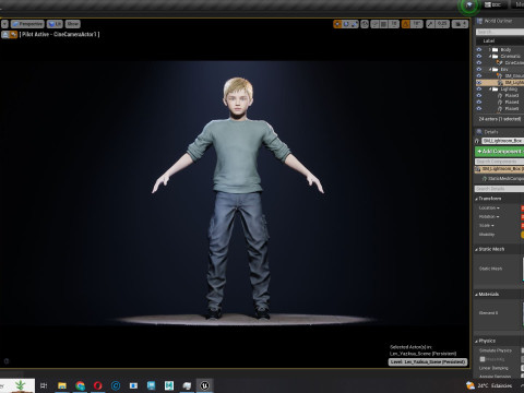 HENRY-Playful Kid Realistic Child Boy 3D-Modell