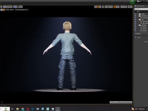 HENRY-Playful Kid Realistic Child Boy 3D-Modell