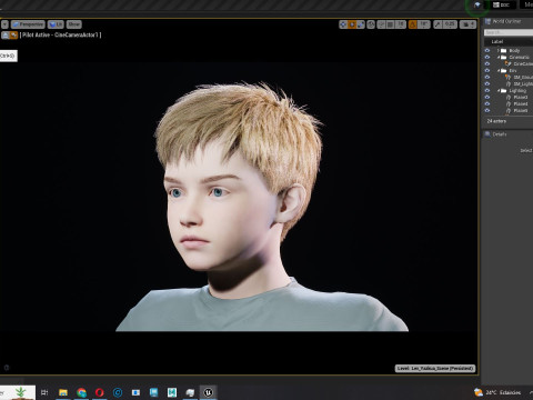 HENRY-Playful Kid Realistic Child Boy 3D-Modell