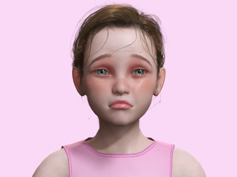 Staicy - Realistic Girl Model 3D