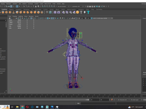 Staicy - Realistic Girl Model 3D