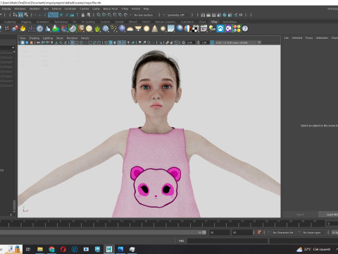 Staicy - Realistic Girl Model 3D