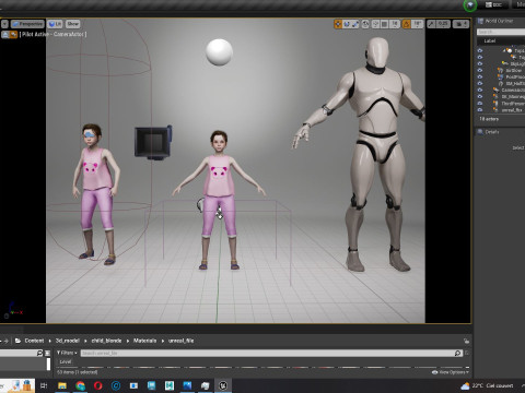 Staicy - Realistic Girl Model 3D