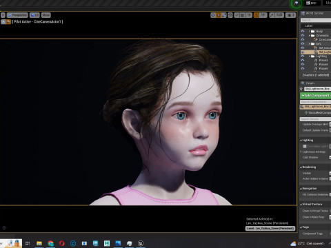 Staicy - Realistic Girl Model 3D