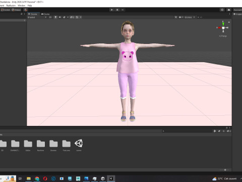 Staicy - Realistic Girl Model 3D