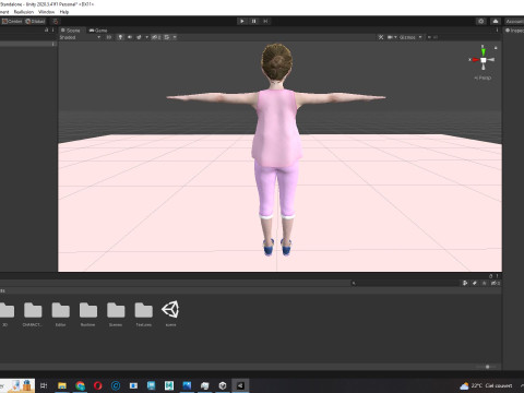 Staicy - Realistic Girl Model 3D