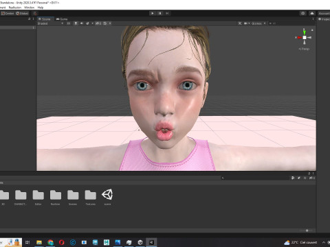 Staicy - Realistic Girl Model 3D