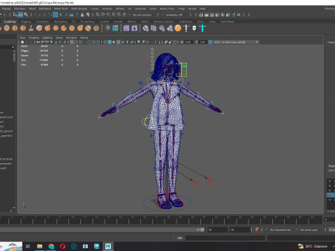 Jesyka-Realistic girl 3D Модель
