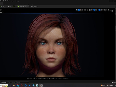 Jesyka-Realistic girl 3D Модель