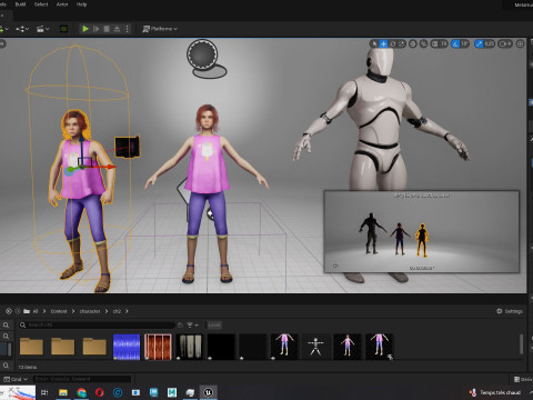 Jesyka-Realistic girl 3D Модель