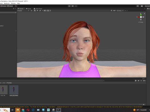 Jesyka-Realistic girl 3D Модель