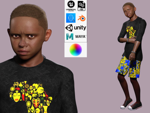 Ayo-Child Of The Savanna Ready 3Dモデル