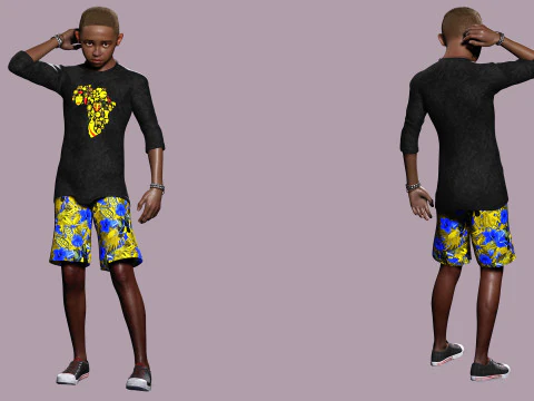 Ayo-Child Of The Savanna Ready 3D Model