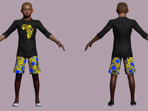 Ayo-Child Of The Savanna Ready 3D Model