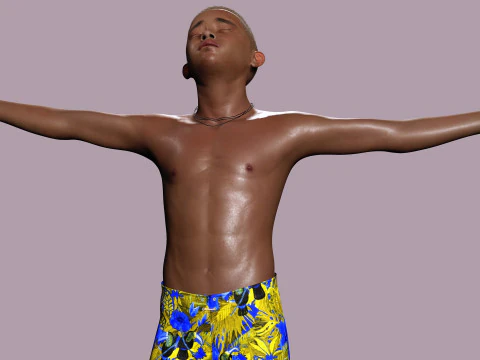 Ayo-Child Of The Savanna Ready 3D Model