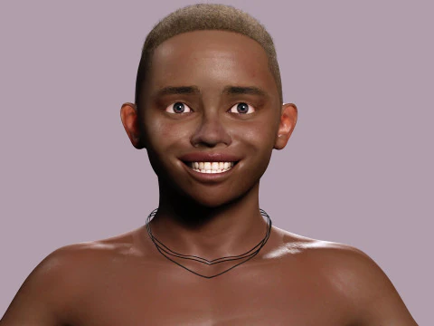 Ayo-Child Of The Savanna Ready 3D Model