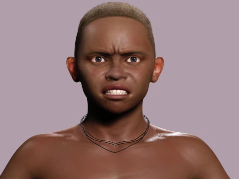 Ayo-Child Of The Savanna Ready 3D Model