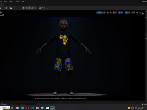 Ayo-Child Of The Savanna Ready 3D Model