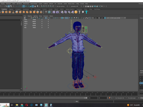 Joe-Realistic Asian Boy 3D-Modell