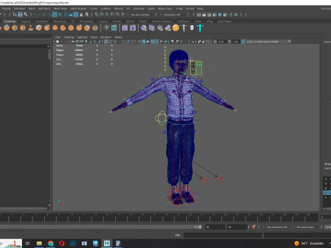 Joe-Realistic Asian Boy 3D Model