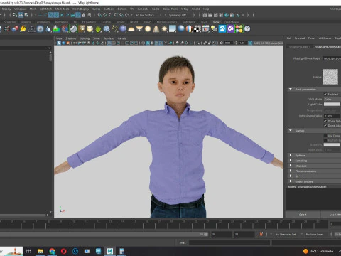 Joe-Realistic Asian Boy 3D Model