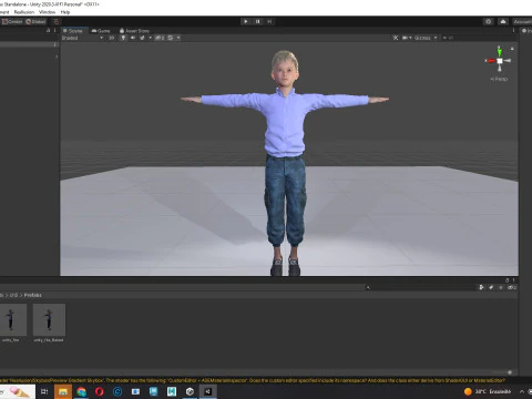 Joe-Realistic Asian Boy 3D Model