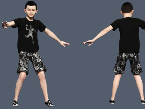 Adam-Realistic Boy 3D 모델