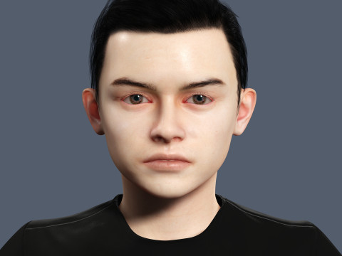 Adam-Realistic Boy 3D 모델
