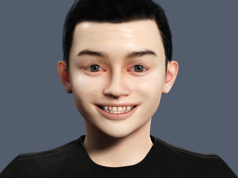 Adam-Realistic Boy 3D 모델