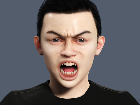 Adam-Realistic Boy 3D 모델