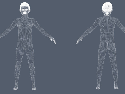 Adam-Realistic Boy 3D 모델