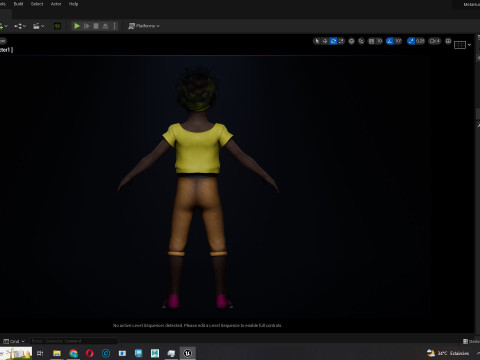 Kimani-Realistic African girl 3D 모델