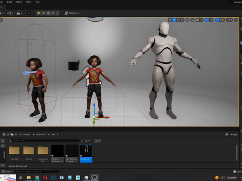 Ada-Realistic African child 3D मॉडल