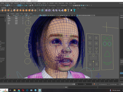 Yuna-Realistic Korean girl Modello 3D